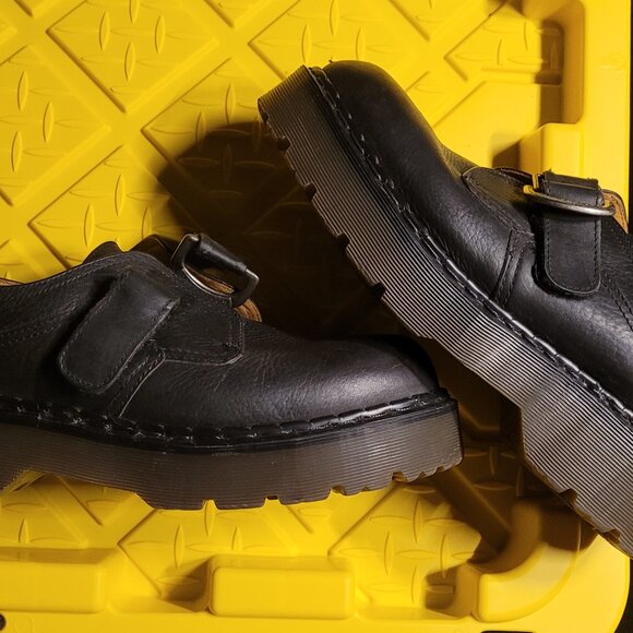 90's vintage Dr. Martens B314 Platform Oxfords Monk Strap - Picture 5 of 14